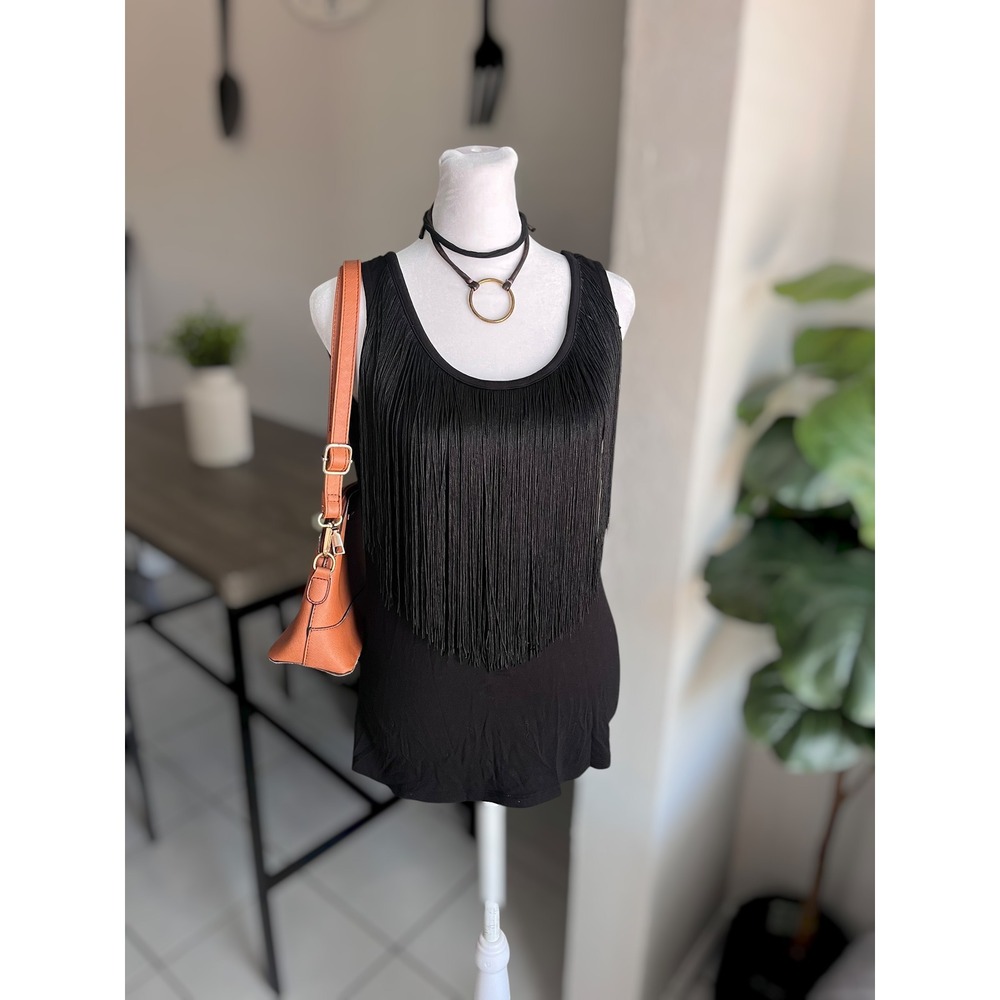 INC International Concepts Size S Fringe Tank Top